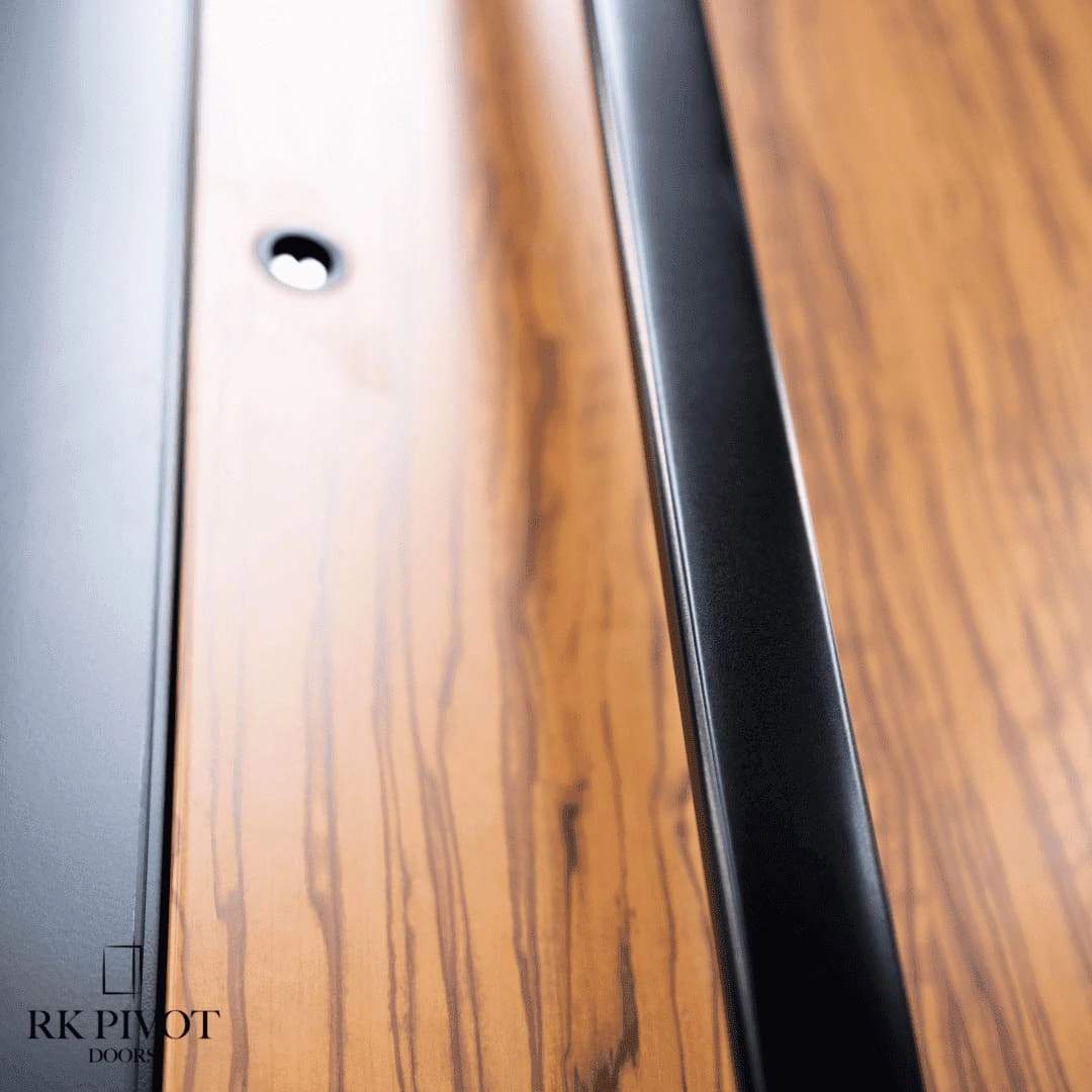 European tilt and turn window opened inward in a luxury Toronto home showing dual ventilation mode