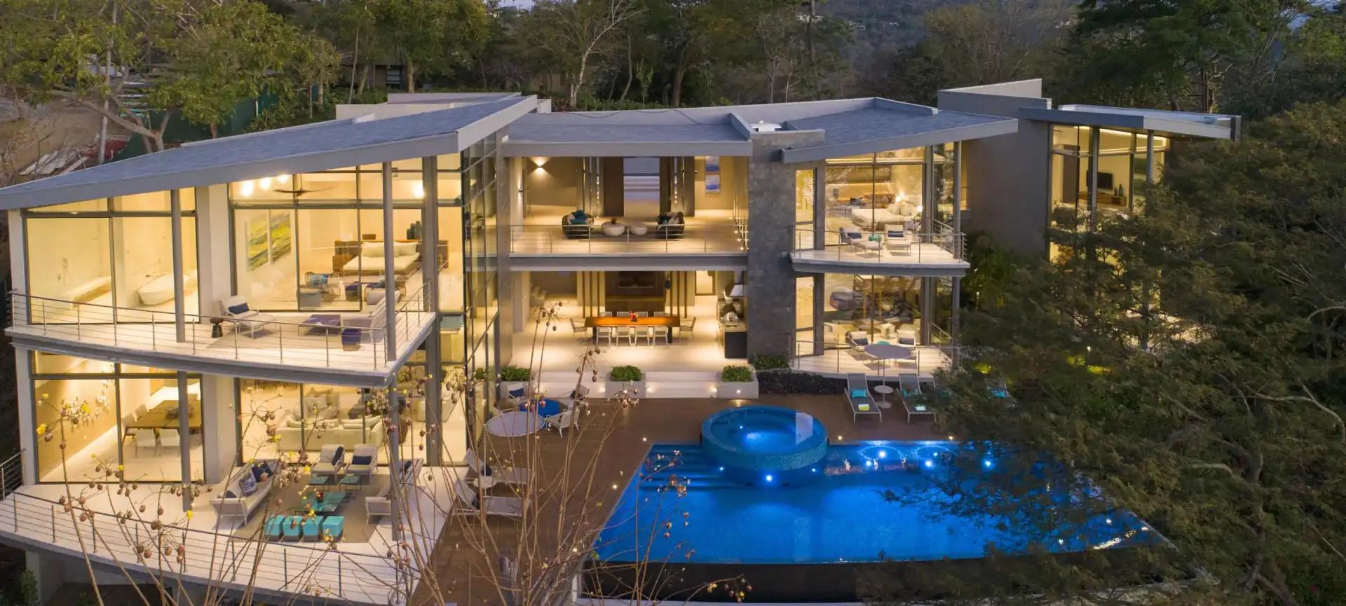 European tilt-and-turn windows with garden view