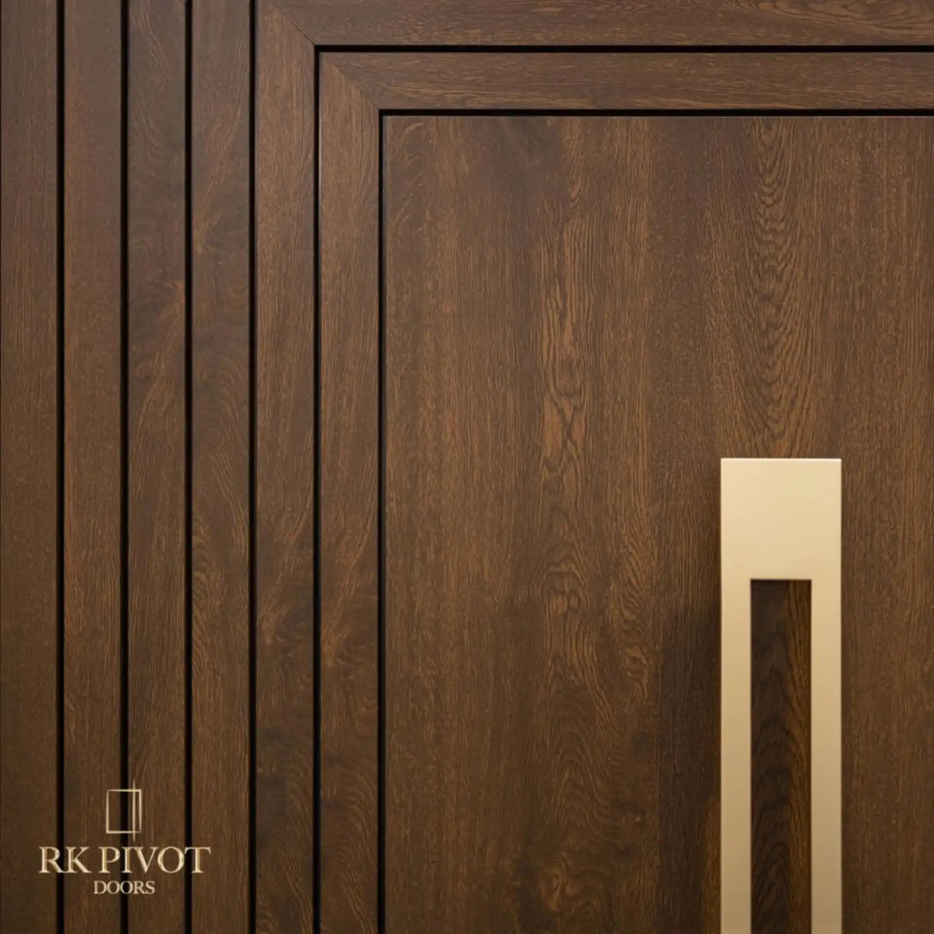 Bespoke entry door with premium hardware