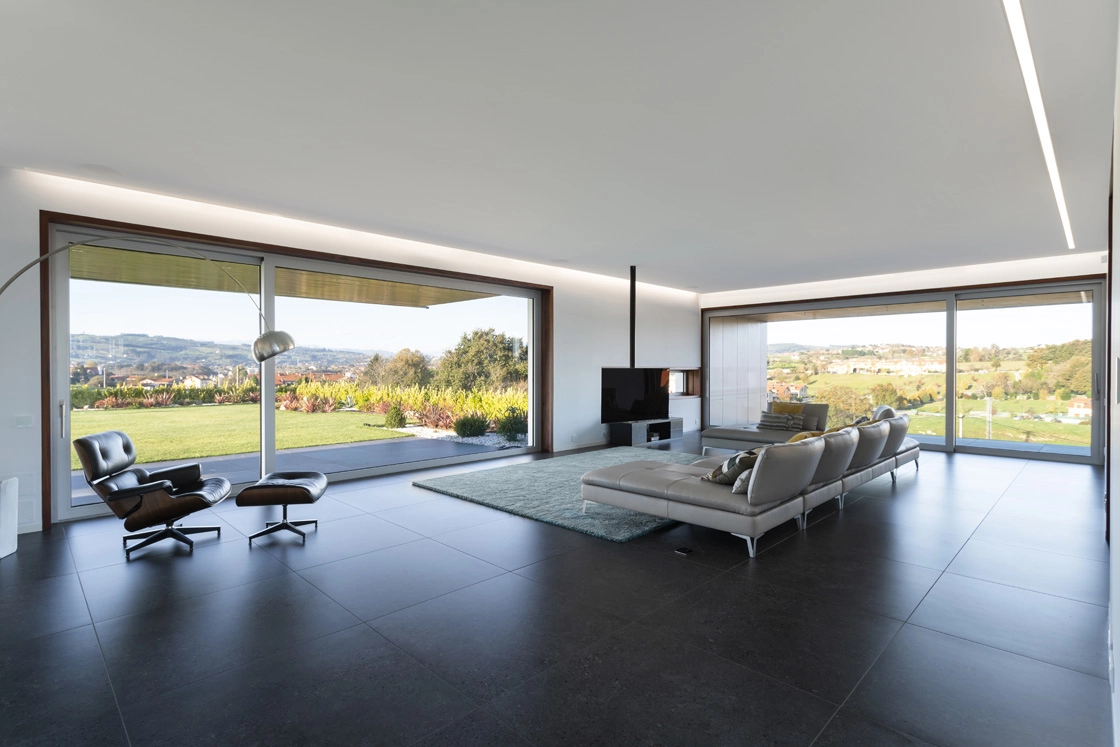 Modern windows in North York property
